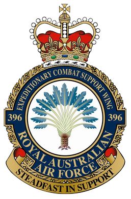 Coat of arms (crest) of the No 369 Expeditionary Combat Support Wing, Royal Australian Air Force