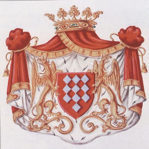 Wapen van Zandbergen/Coat of arms (crest) of Zandbergen