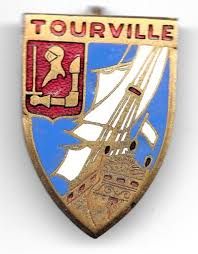 Coat of arms (crest) of the Cruiser Tourville, French Navy