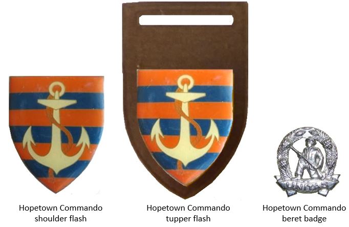 Coat of arms (crest) of the Hopetown Commando, South African Army