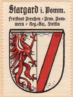 Wappen von Stargard Szczeciński/Coat of arms (crest) of Stargard Szczeciński