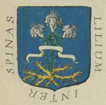 Arms (crest) of Ursulines in Montrichard