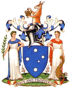Coat of arms (crest) of Victoria (state)