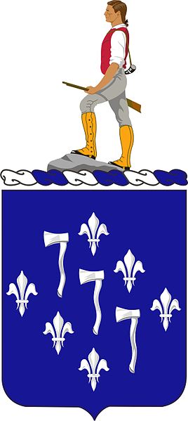 Coat of arms (crest) of the 333rd (Infantry) Regiment, US Army