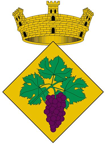 Escudo de Sant Cugat Sesgarrigues/Arms (crest) of Sant Cugat Sesgarrigues