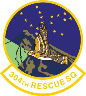 Coat of arms (crest) of the 304th Rescue Squadron, US Air Force