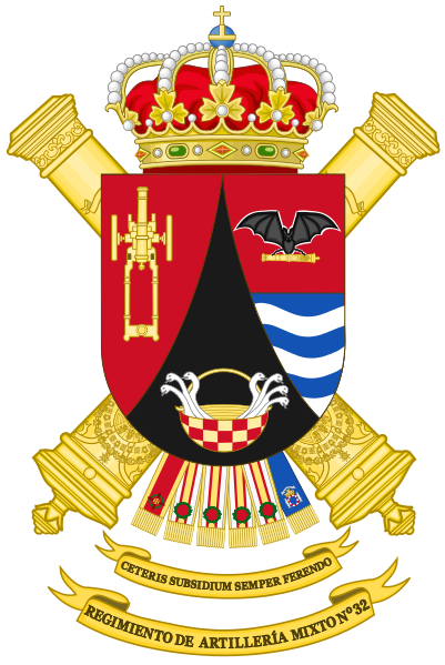 File:32nd Mixed Artillery Regiment, Spanish Army.png