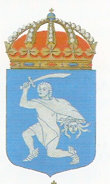 Coat of arms (crest) of the HMS Perseus, Swedish Navy