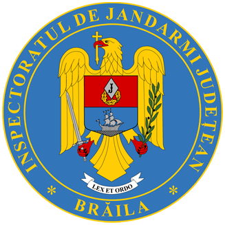 Coat of arms (crest) of Brăila County Gendarmerie Inspectorate