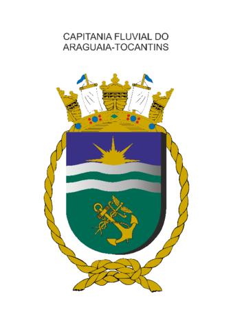 Coat of arms (crest) of the River Captain of Araguaia-Tocantins, Brazilian Navy
