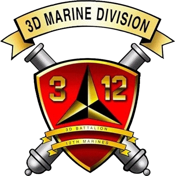 Coat of arms (crest) of 3rd Battalion, 12th Marines, USMC.png