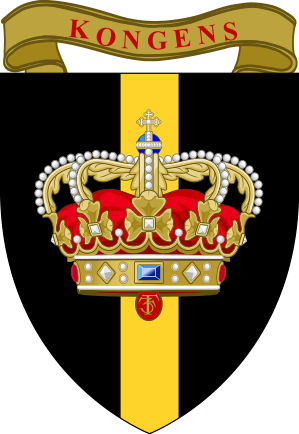 Arms of The King's Foot Regiment, Danish Army