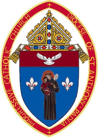 Arms (crest) of Diocese of Saint Anthony of Padua, PCCI