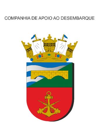 Coat of arms (crest) of the Landing Support Company, Brazilian Navy