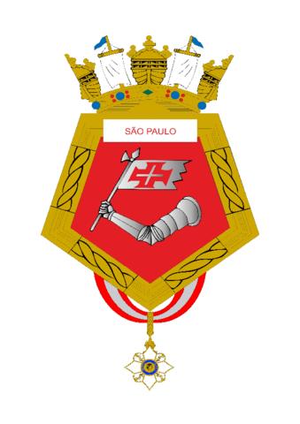Coat of arms (crest) of the Aircraft Carrier São Paulo, Brazilian Navy