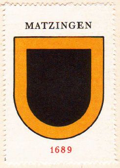 Wappen von/Blason de Matzingen