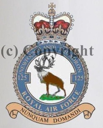 Coat of arms (crest) of the No 125 (Newfoundland) Squadron, Royal Air Force
