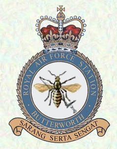 Coat of arms (crest) of the RAF Station Butterworth, Royal Air Force
