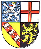 Wappen von Saarland/Arms (crest) of Saarland