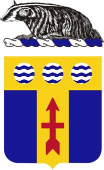 Arms of 128th Infantry Regiment, Wisconsin Army National Guard