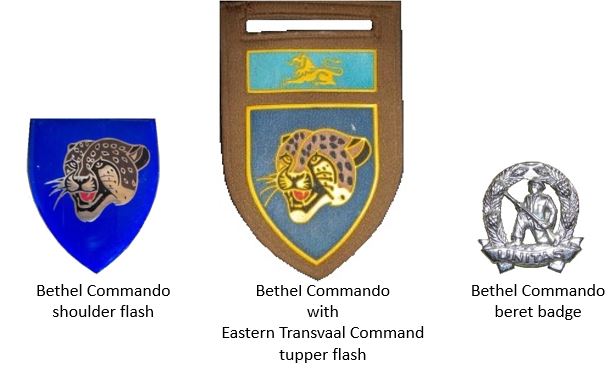 Coat of arms (crest) of the Bethel Commando, South African Army