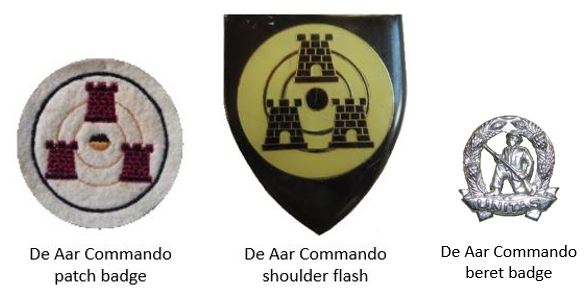 Coat of arms (crest) of the De Aar Commando, South African Army
