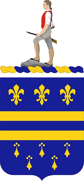 Coat of arms (crest) of the 335th (Infantry) Regiment, US Army