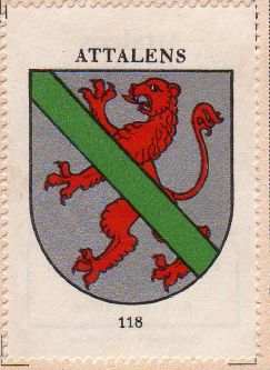 Wappen von/Blason de Attalens