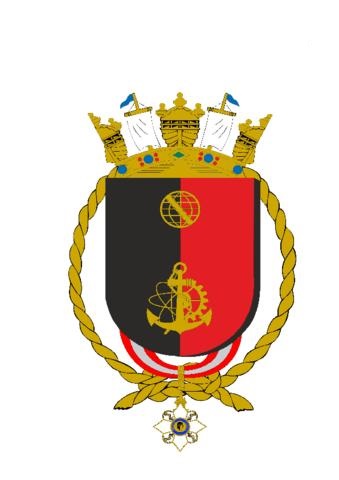 Coat of arms (crest) of the Naval Technical Centre of São Paulo, Brazilian Navy