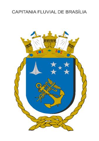 Coat of arms (crest) of the River Captain of Brasilia, Brazilian Navy