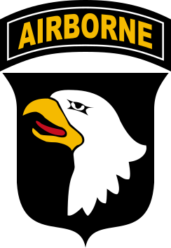 Arms of 101st Airborne Division Screaming Eagles, US Army