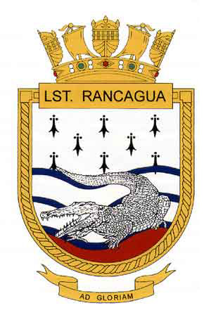 Blason de Landing Ship Tank Rancagua (LST-92), Chilean Navy/Arms (crest) of Landing Ship Tank Rancagua (LST-92), Chilean Navy