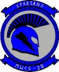Coat of arms (crest) of MWCS-28 Spartans, USMC