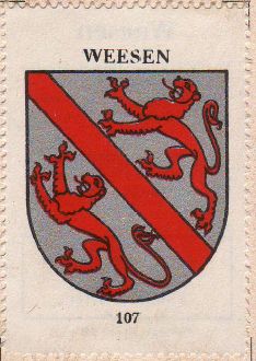 Wappen von/Blason de Weesen
