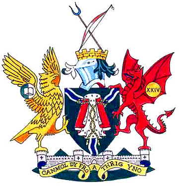 Arms (crest) of Brecknock Borough