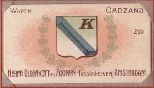 Wapen van Cadzand/Coat of arms (crest) of Cadzand