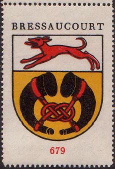 Wappen von/Blason de Bressaucourt