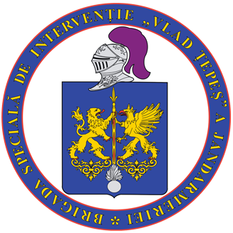 Coat of arms (crest) of Gendarmerie Special Intervention Brigade Vlad Tepes
