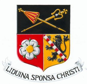 Wapen van Basiliek van Sint Liduina te Schiedam / Arms of Basiliek van Sint Liduina te Schiedam