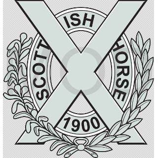 Coat of arms (crest) of the Scottish Horse, British Army