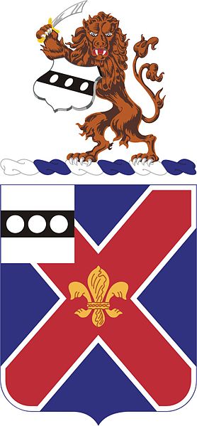 Coat of arms (crest) of the 111th Infantry Regiment, Pennsylvania Army National Guard