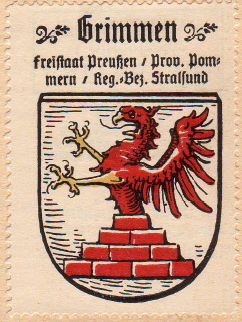 Wappen von Grimmen/Coat of arms (crest) of Grimmen