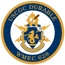 Coat of arms (crest) of the USCGC Durable (WMEC-628)
