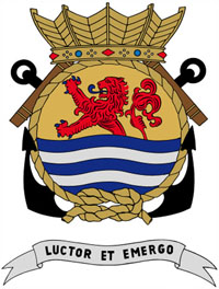 Coat of arms (crest) of the Zr.Ms. Zeeland, Netherlands Navy