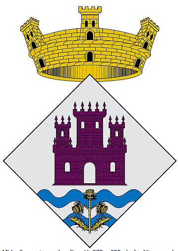 Escudo de Castellfollit de Riubregós/Arms (crest) of Castellfollit de Riubregós