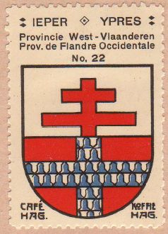 Wapen van Ieper - Armoiries d'Ypres - Coat of arms of Ypres