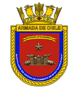 Blason de Marine Infantry Battalion No 41 Hurtado, Chilean Navy/Arms (crest) of Marine Infantry Battalion No 41 Hurtado, Chilean Navy