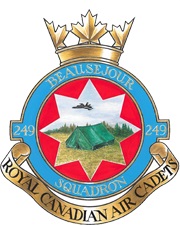 Coat of arms (crest) of the No 249 (Beausejour) Squadron, Royal Canadian Air Cadets