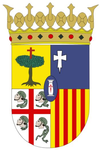 Escudo de Zaragoza (province)/Arms (crest) of Zaragoza (province)