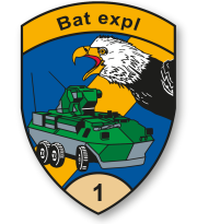Coat of arms (crest) of Reconnaissance Battalion 1, Swiss Army